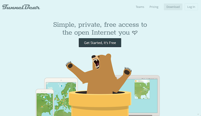 Din guide til International Web tunnelbear vpn screenshot 1 670x388