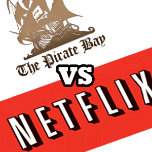 Er Netflix løsningen på piratkopiering? [Opinion] indeholdt piratebay vs netflix