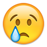 grædende tåreemoji-emoticon