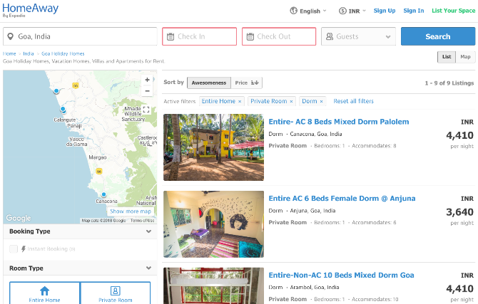 Airbnb vs. VRBO vs. Homeaway vs. Hotel: Hvilket er bedre for dig? HomeAway