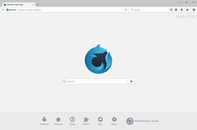 waterfox browser