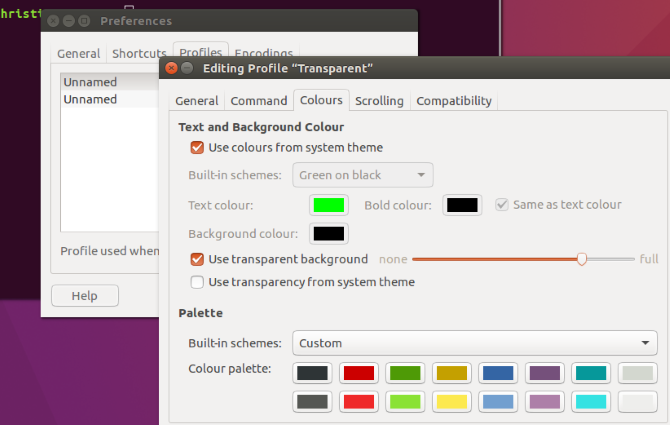 Tweak terminalen i Ubuntu 16.04 LTS