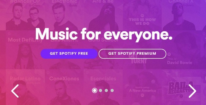 Spotify mobilapp