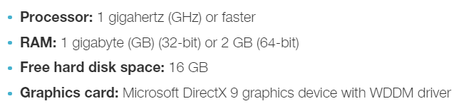 Windows 10-hardwarekrav