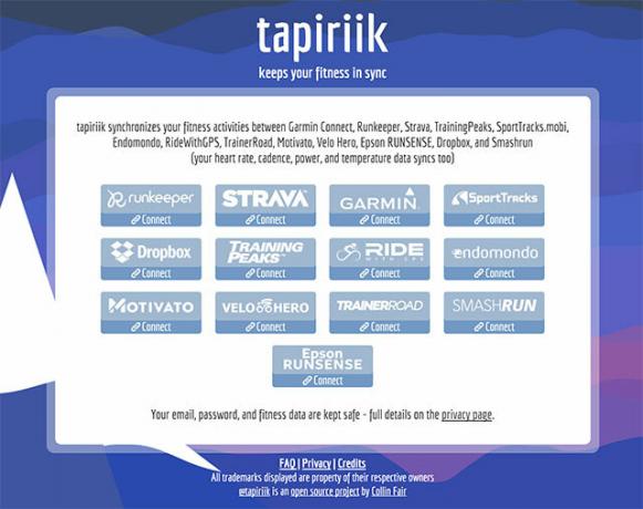 Runkeeper, Strava eller Garmin? Vælg One & Sync med Rest tapiriik1