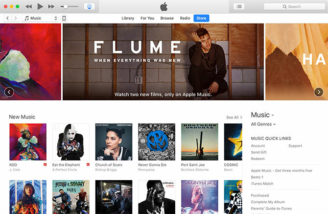 iTunes til Mac