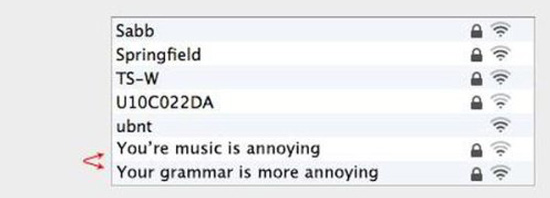Din grammatik er mere irriterende