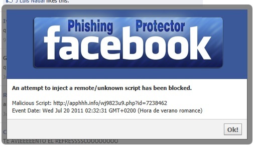 facebook phishing-svindel og hacking