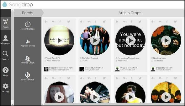 Songdrop: Din gratis & favorit Song-Saving Service, du ikke engang vidste om indtil nu Songdrop Feeds Kunstnere Drops