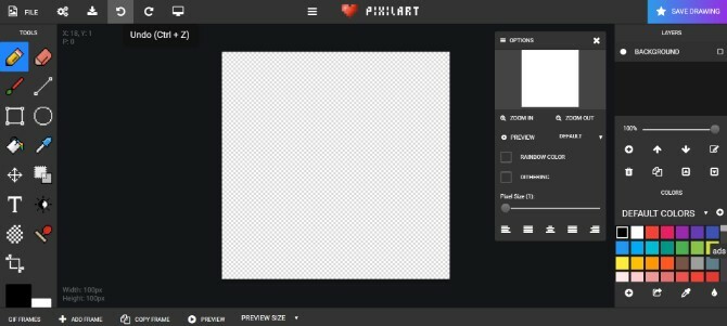 Pixilart Online Pixel Art Tool