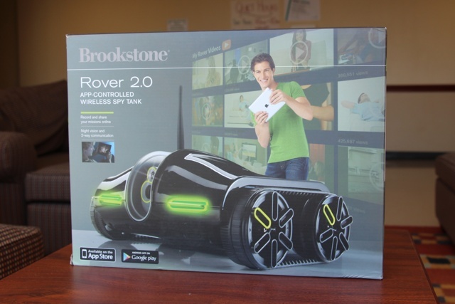 brookstone rover 2.0 gennemgang af trådløs spiontank