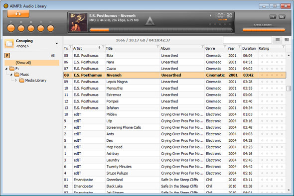 AIMP3: Et fremragende musikbibliotek og afspiller - let og gratis! [Windows] aimp musikbibliotek