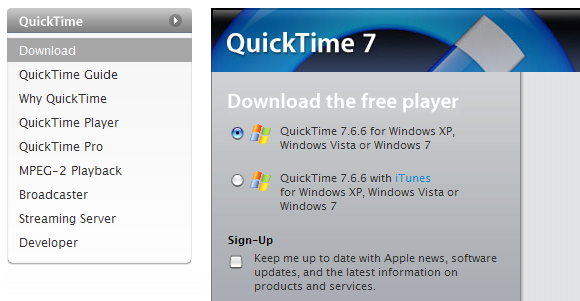 QuickTime-tip