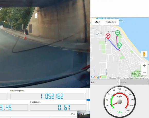 GPS-oplysninger i Google Maps