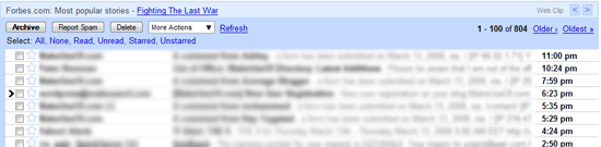 Gmail-indbakkegenveje