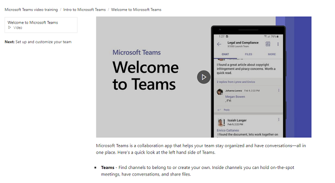 microsoft teams tutorial side