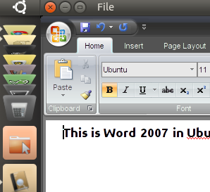 installer Office 2007 på Linux