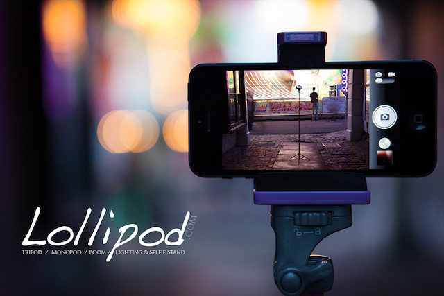 Lollipod.com - Tripod / Monopod / Boom / Lighting & Selfie-stativ til flere enheder fra smarte telefoner til GoPro, mindre kameraer, strobes eller videolys.