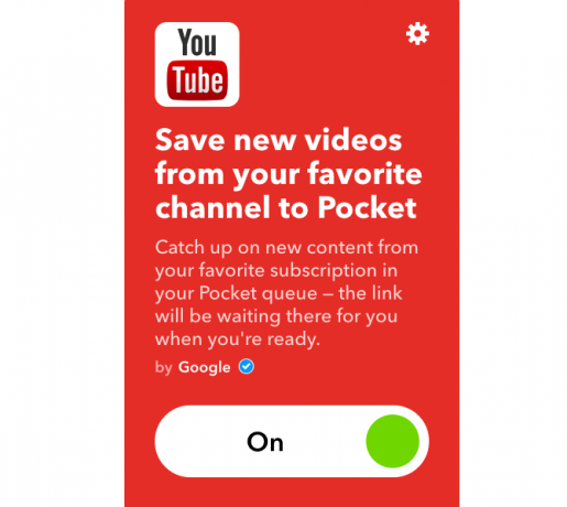 YouTube ifttt gemme kanalvideo lomme