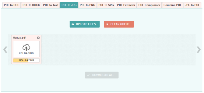 PDF til billedwebsted