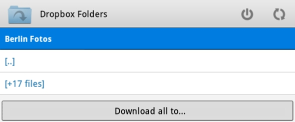 dropbox-app til Android