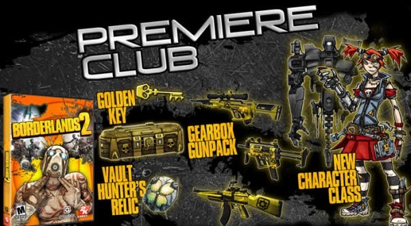 Borderlands 2 Premiere Club Forudbestilling