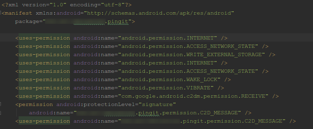 Android-Code-Tilladelser