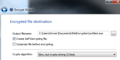 De 5 bedste måder til let og hurtigt at kryptere filer inden du sender dem [Windows] filencrypt4