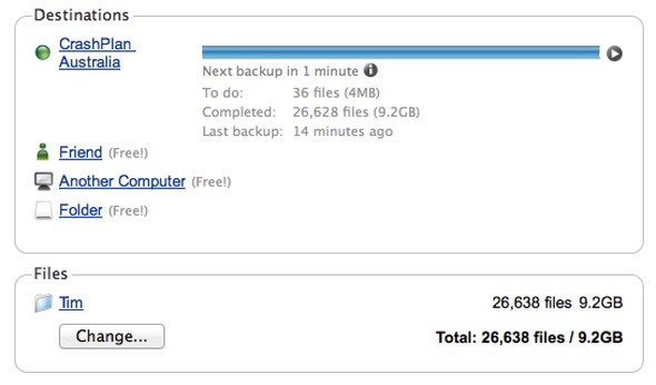 sky backup