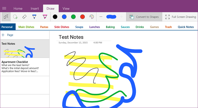 OneNote-funktioner-forskel