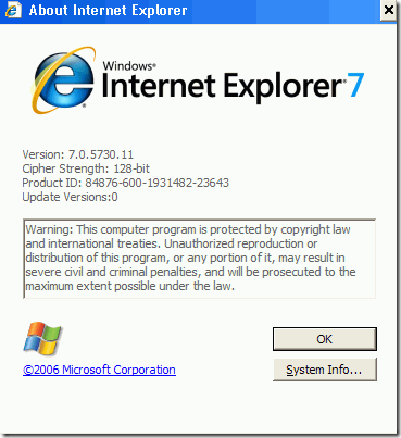 tving geninstallere Internet Explorer