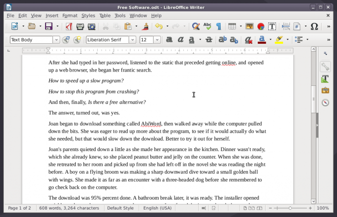 LibreOffice på Devuan