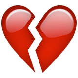 heartbroken heartbreak emoji-emoticon hjerte