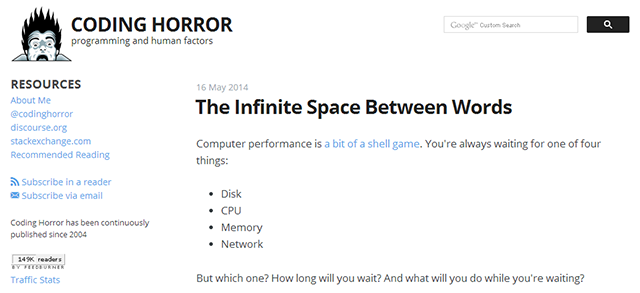 best-programmering-blogs-codinghorror