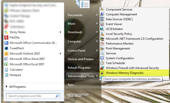 5 Vital-systemværktøjer Hver Windows-bruger skal vide om startmenuen til diagnosticering af windows-hukommelse