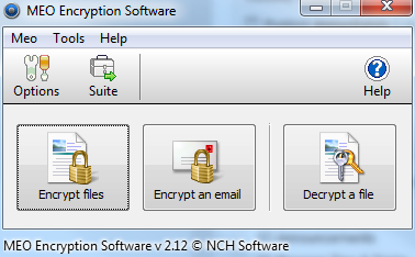 krypter filer til e-mail freeware