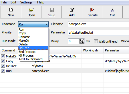 program oprette batch-filer