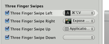 trackpad applikationer