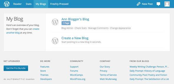 wordpress blogger sammenligning