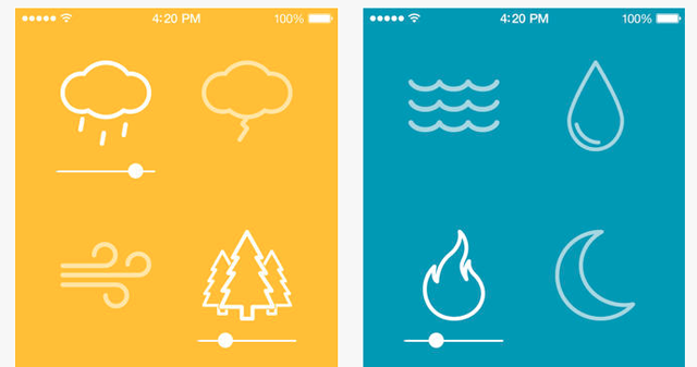 noisli-iphone-ipad-skærm
