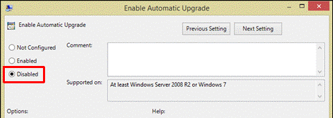 Deaktiver Automatic Update Office 2013