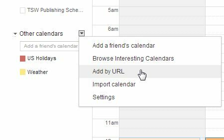 eksporter facebook-kalender til gmail