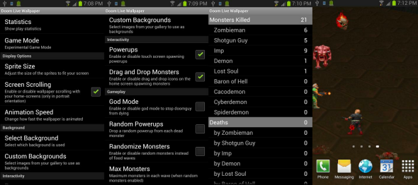 Android videospil baggrunde