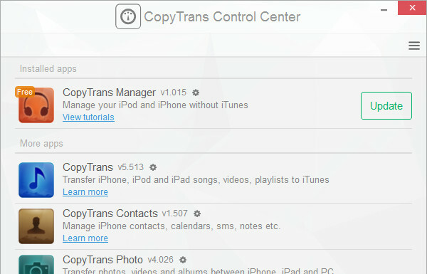 copytrans kontrolcenter