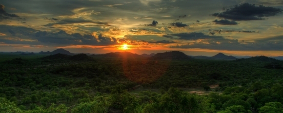 15 Awesome Dual-Monitor wallpapers, du skal se 13africansunset