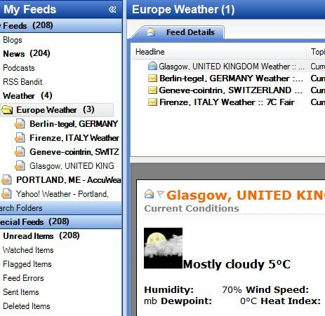 De 7 bedste feeds til RSS Vejretopdateringer rssweather7