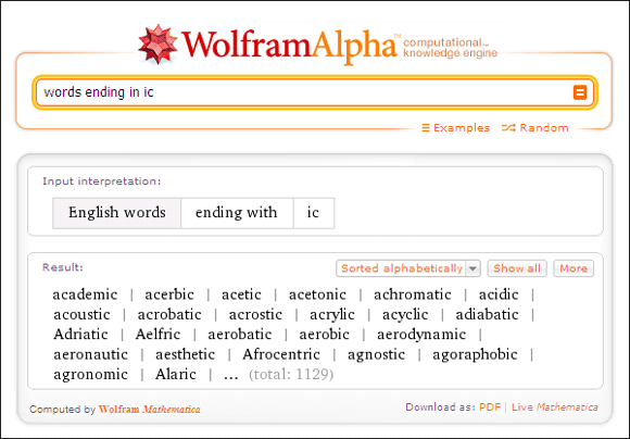 10 seje anvendelser af Wolfram Alpha, hvis du læser og skriver på det engelske sprog Wolfram Alpha02