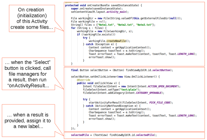 android oprette app androidstudio screen1new kode