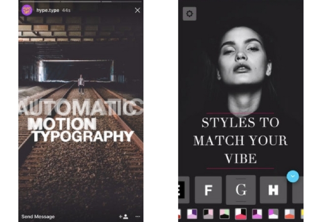 forbedre instagram historier apps hype type