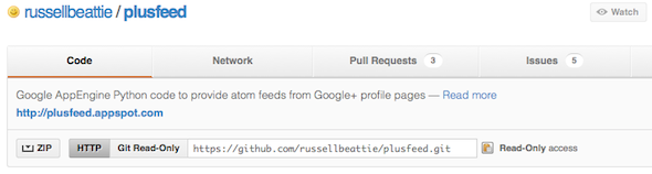 google plus rss feed